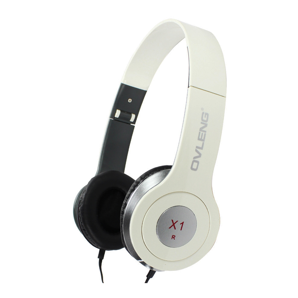X1 Dynamic Stereo Headphone with Mic for Phone and COMPUTER (White)